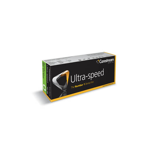 Paquetes de papel para aleta de mordida Ultra-speed DF-48, tamaño 0, 50 paquetes de películas sencillas